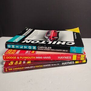 Car Repair Manual Books 3x